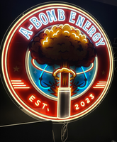 A-Bomb Energy ‘Command Glow’ Neon Sign – 3ft LED Logo