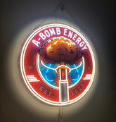 A-Bomb Energy ‘Command Glow’ Neon Sign – 2ft LED Logo
