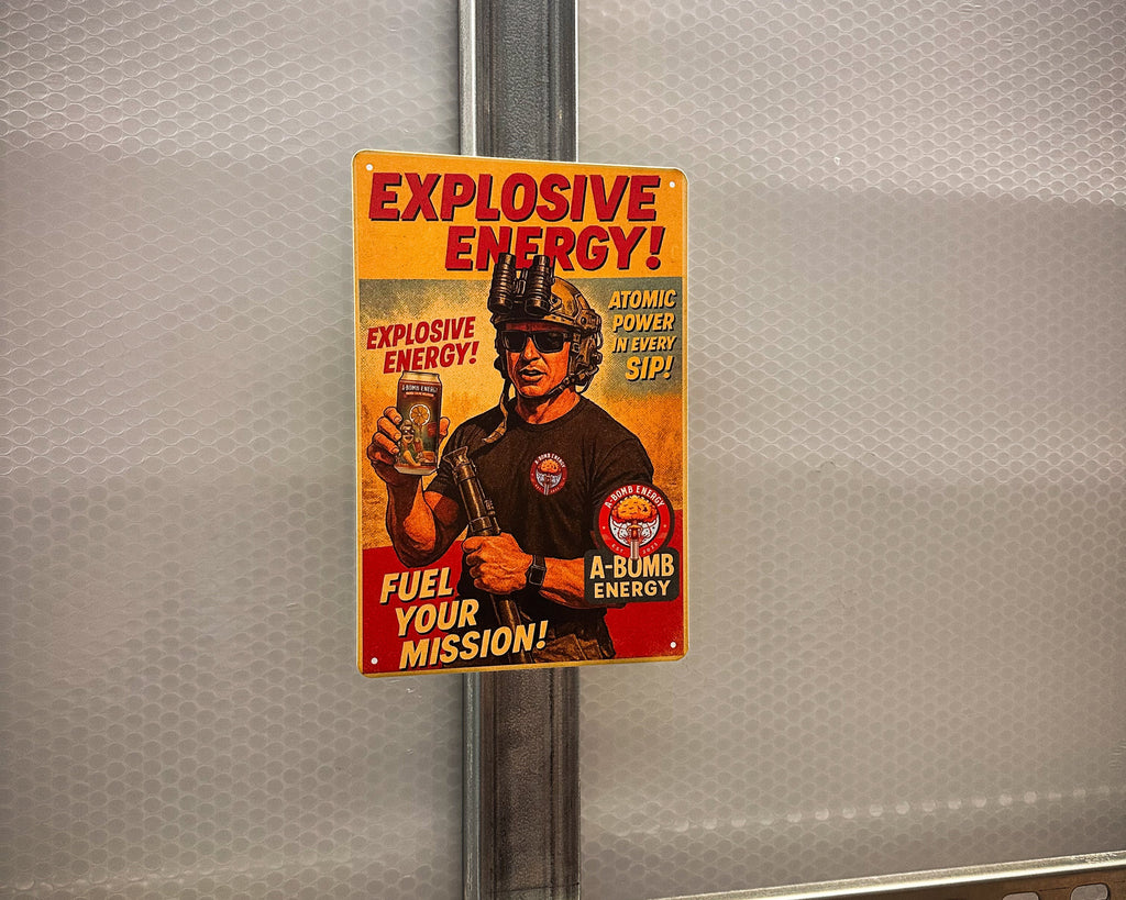 Original Atomic CEO Metal Sign