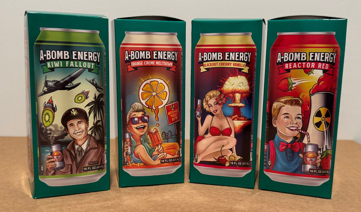 A-Bomb Energy Drink Sample Pack 4ct