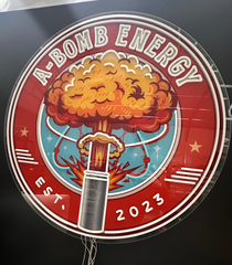 A-Bomb Energy ‘Command Glow’ Neon Sign – 3ft LED Logo