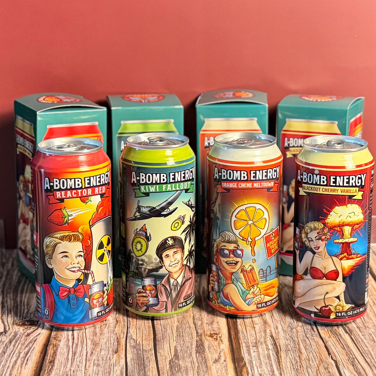 A-Bomb Energy Drink Sample Pack 4ct