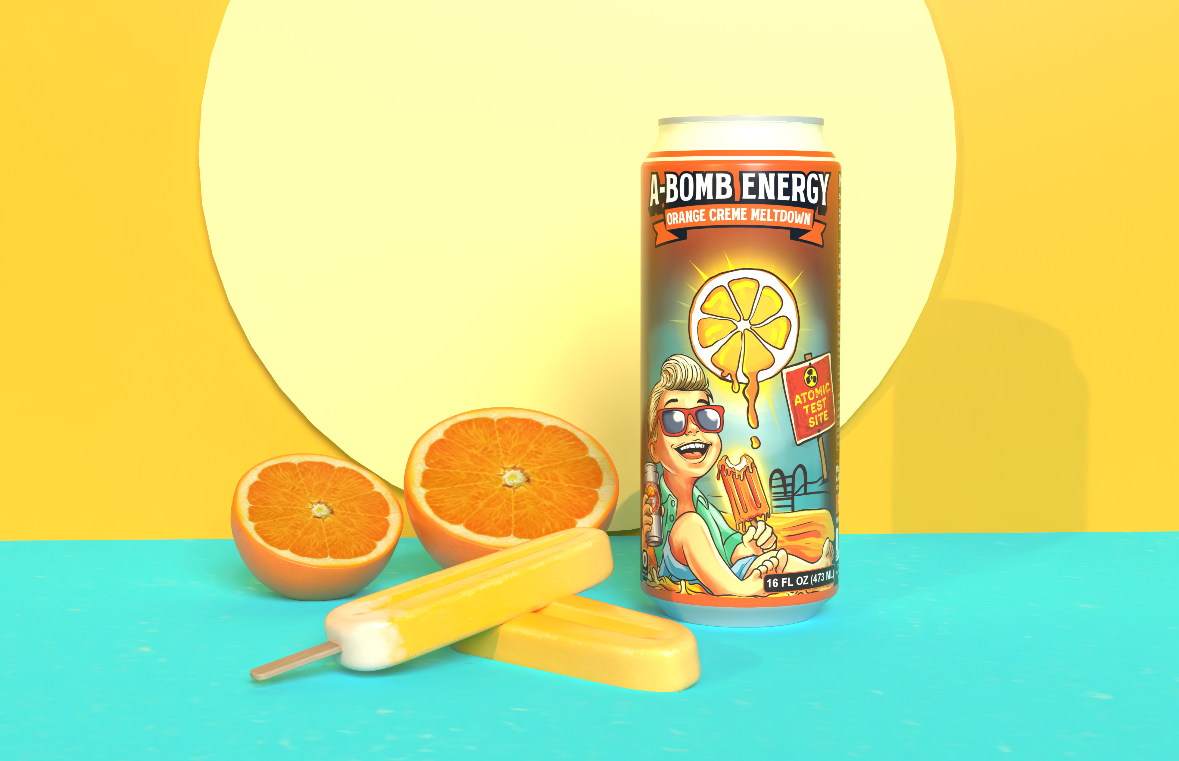 Energy Drink- Orange Creme Meltdown 12ct A-Bomb Energy Energy Drink- Orange Creme Meltdown 12ct A-Bomb Energy