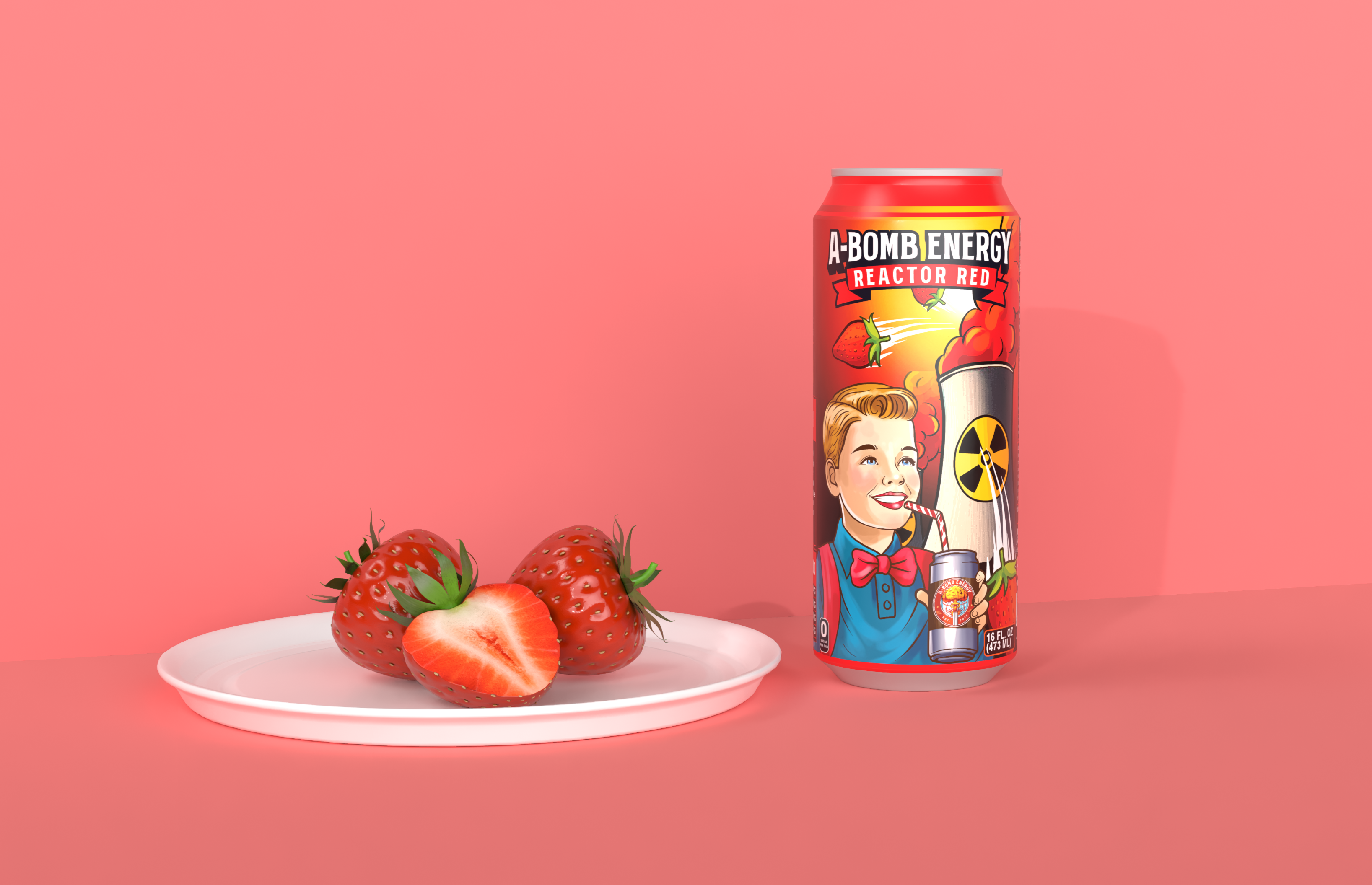 Reactor Red Strawberry (12-Pack) Secondary image