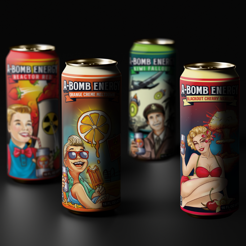 A-Bomb Energy Drink Sample Pack 4ct