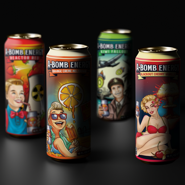 A-Bomb Energy Drink Sample Pack 4ct