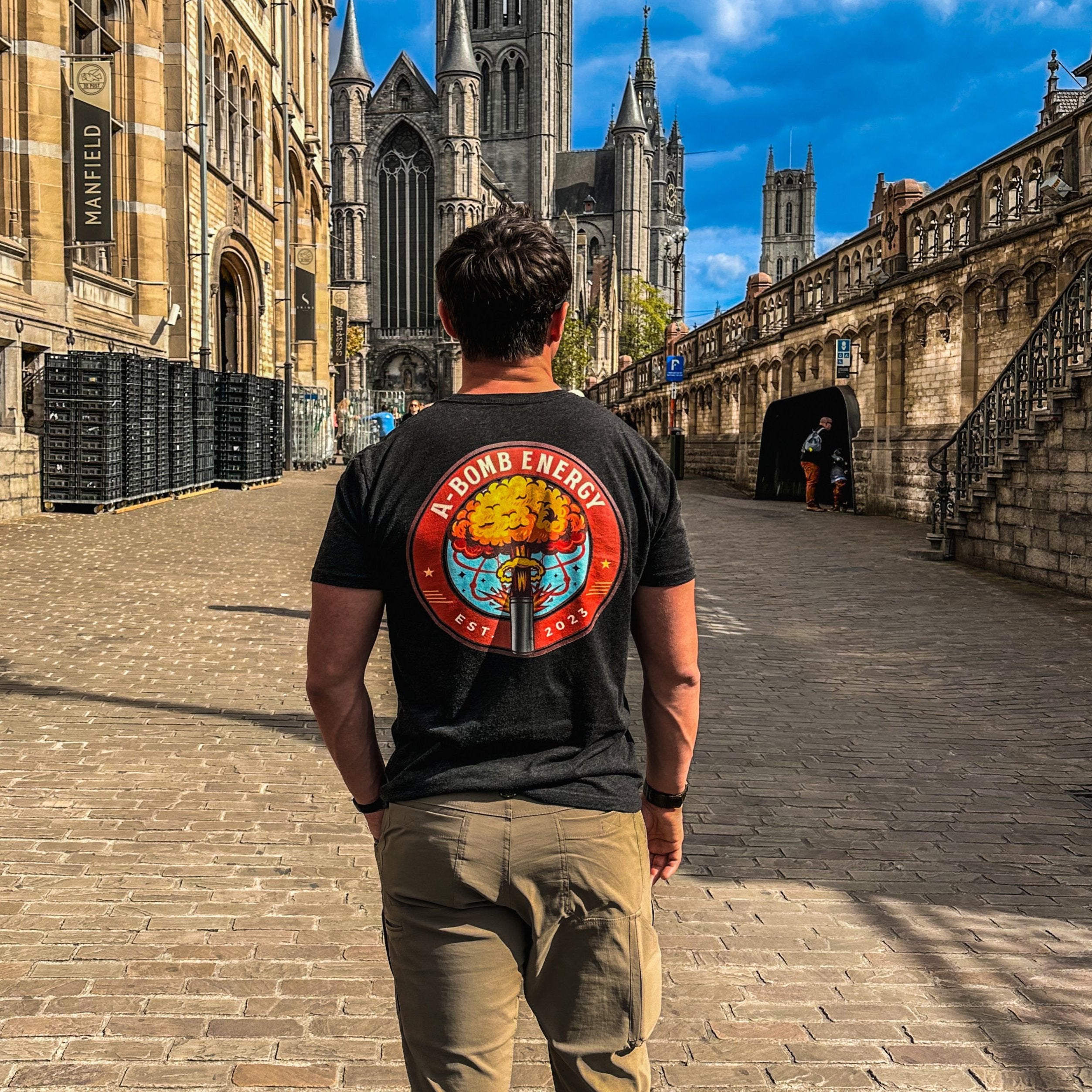 Black A-Bomb Energy T Shirt Secondary image