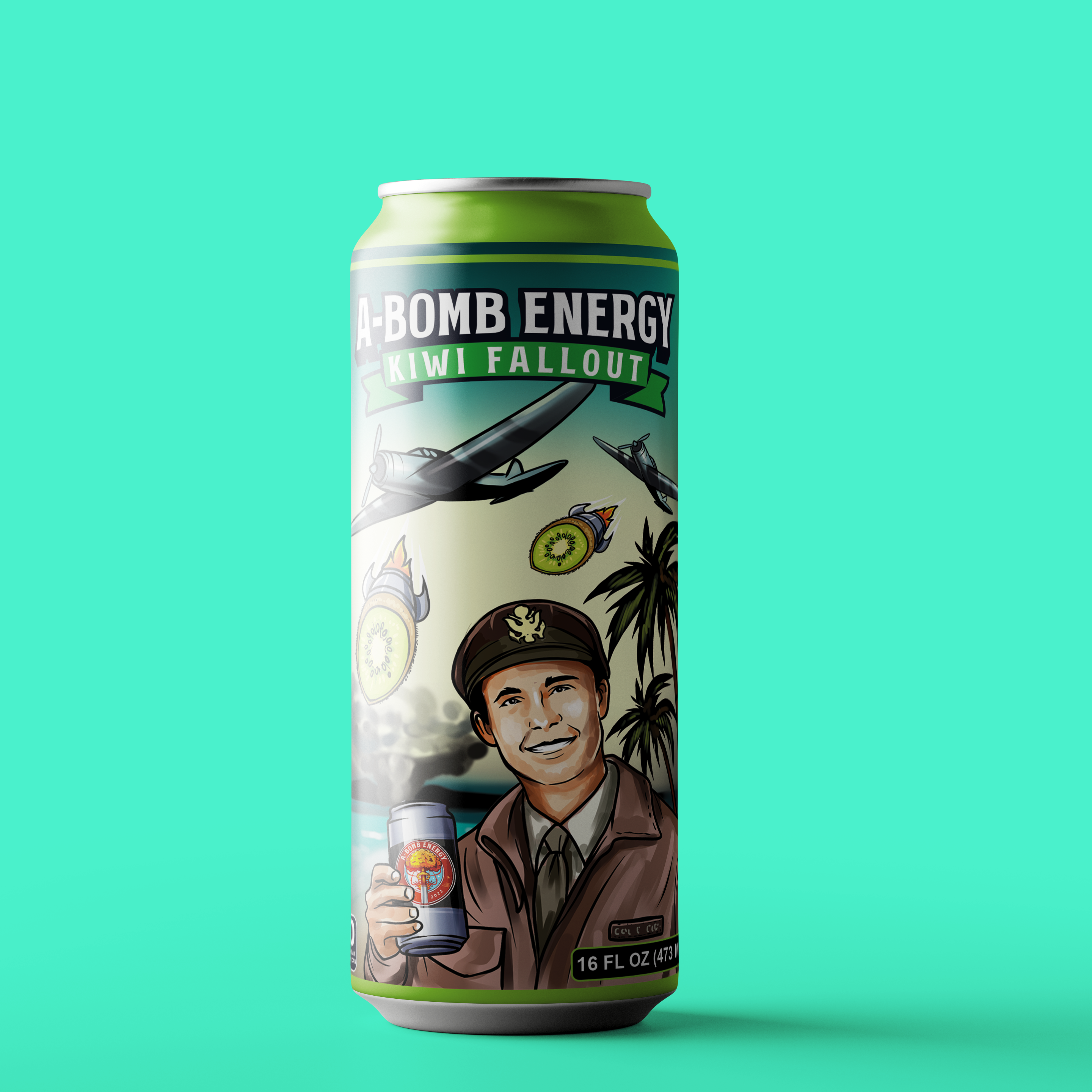 Energy Drink- Kiwi Fallout 12ct – A-Bomb Energy Energy Drink- Kiwi Fallout 12ct – A-Bomb Energy